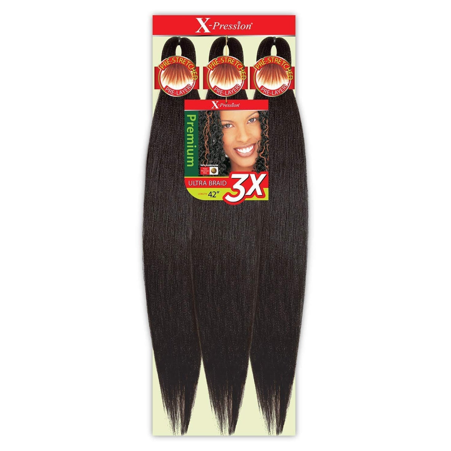 Outre 3x X-Pression Pre-Stretched Braid 42"