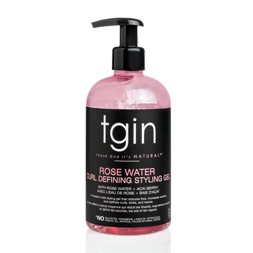 TGIN Rose Water Curl Defining Styling Gel 13oz