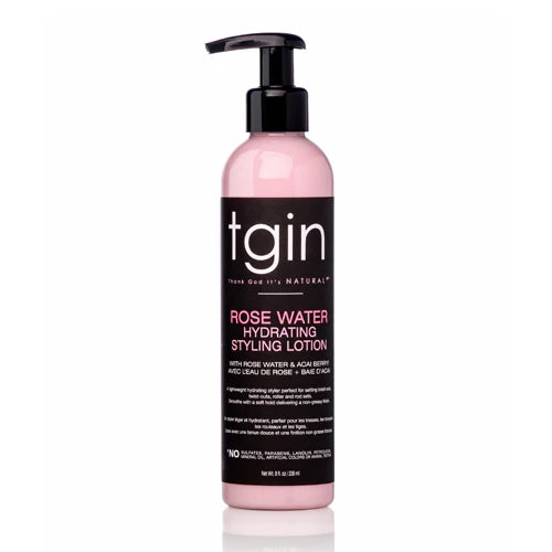 TGIN Rose Water Hydrating Styling Lotion 8oz