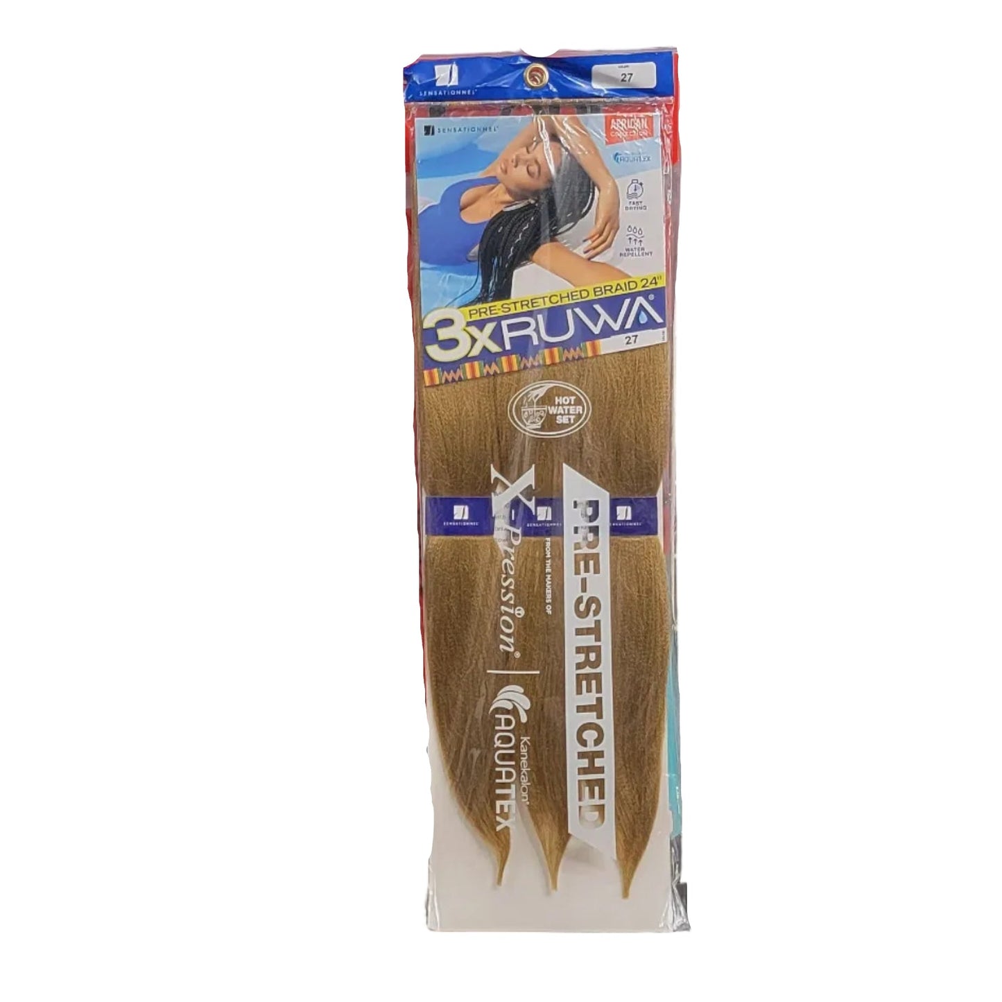 Sensationnel 3X Ruwa Pre-Stretched Braid 24"
