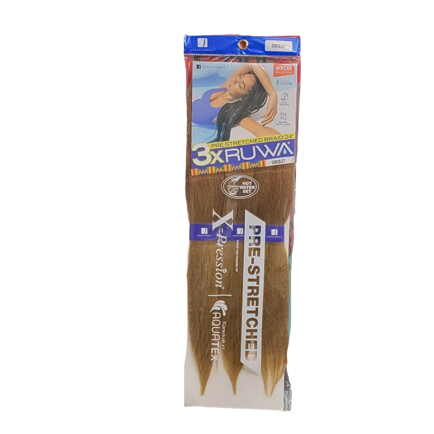 Sensationnel 3X Ruwa Pre-Stretched Braid 24"