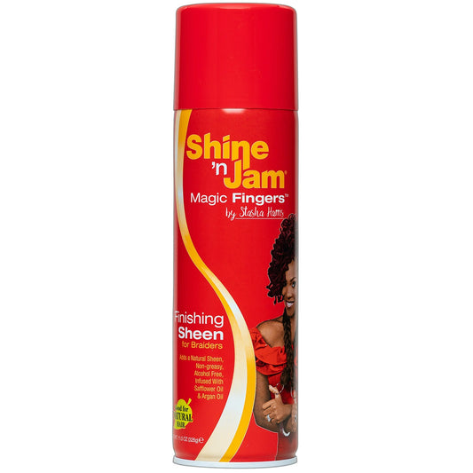 Shine 'n Jam Magic Fingers Finishing Sheen for Braiders 11.5oz