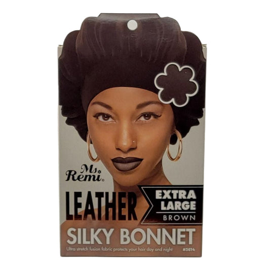 Ms Remi Leather Silky Bonnet Extra Large Assorted Colors