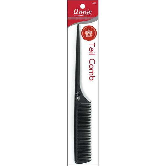 Annie Premium Rat Tail Comb Black