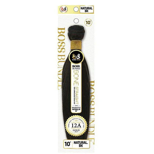 Bobbi Boss Bundle Bone Straight 12A Human Hair 10" - 22"