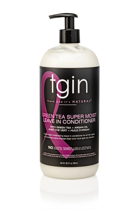 TGIN Green Tea Super Moist Leave In Conditioner 12oz, 32oz