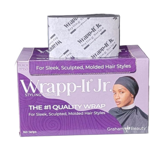 Wrapp-It Jr. Styling Strips Black